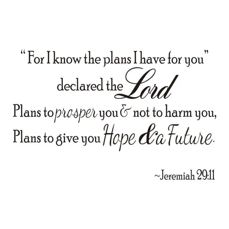 

PVC Self-Adhesive Removable Bible Wall Sticker DIY Decals Home Decoration