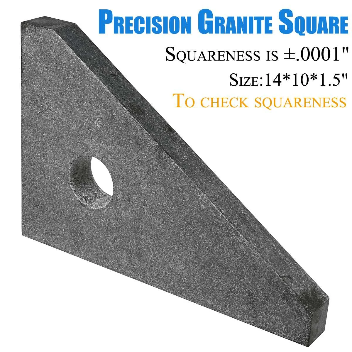 

38*26*4cm Marble granite high-Precision Triangle Ruler for Woodworking Quick Read Square Layout Gauge Measuring Tool Ruler