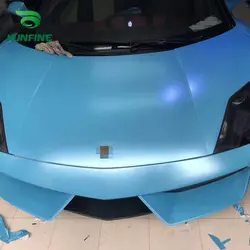 Автомобильный Стайлинг обертывание электро-оптическая небесно-голубая Автомобильная виниловая пленка стикер для кузова Автомобильная