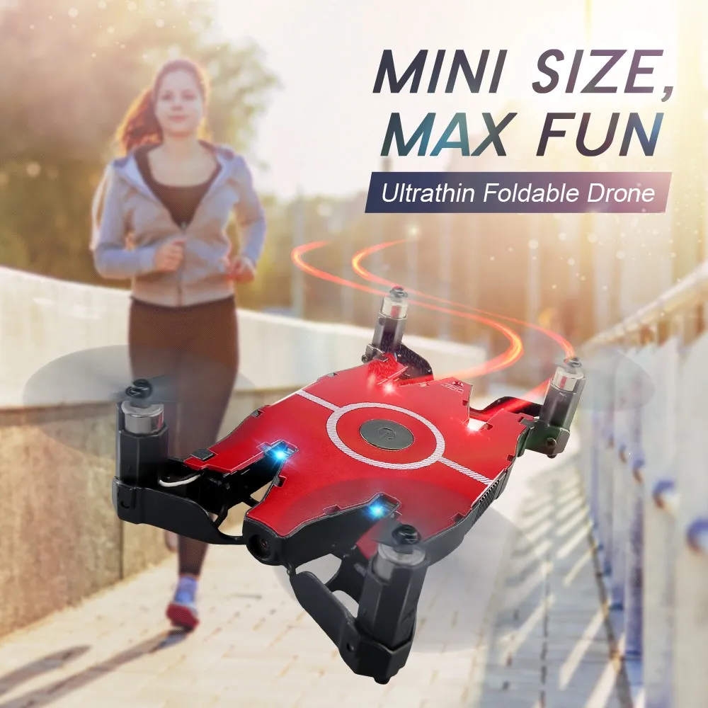 JJR/C JJRC H49 SOL Ultrathin Wifi FPV Selfie Drone 720P Camera Auto Foldable Arm Altitude Hold RC Quadcopter VS H37 H47 E57
