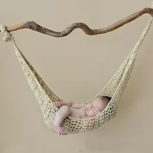 Креативный новорожденный реквизит для фотосессии шерсть ручной работы вязаный крючок струнная сумка Детский реквизит для фотосъемки гамак студия Fotografia аксессуары