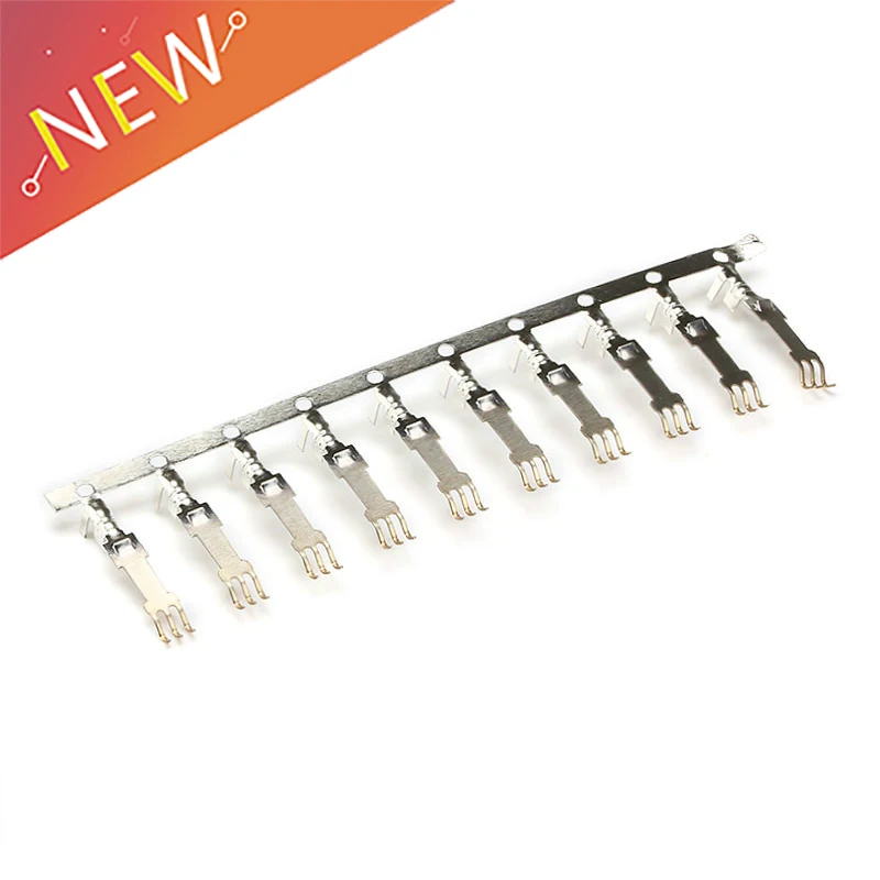 

50Pcs/lot Pin Type SATA Connector Terminals Single Layer Needle /Gold-Plated