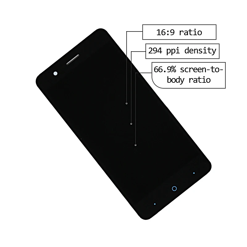 10 шт./лот ЖК дисплей с тачскрином для ZTE Blade A510 дигитайзер в сборе ремонтная деталь