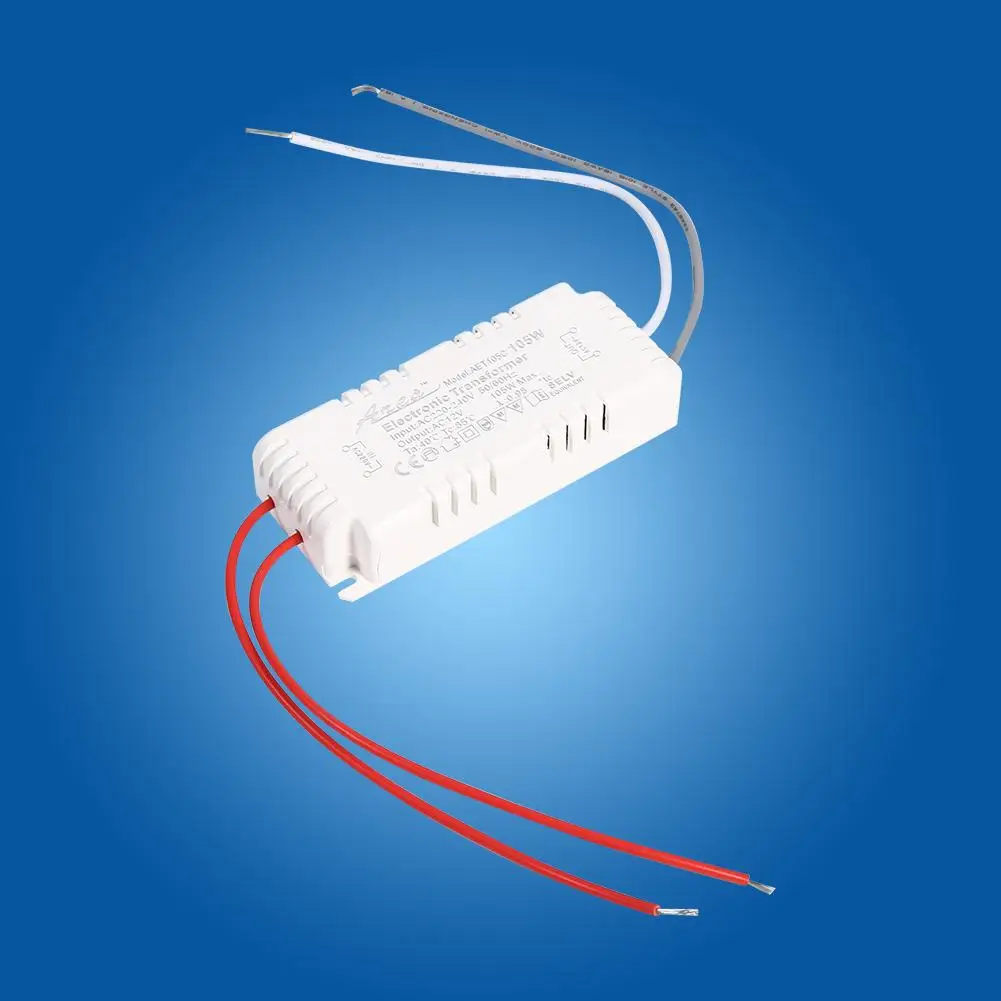 

Hot Sale 105W Electronic Transformer Dimmable 220V-12V Led Light Lamp Bulb Driver Power Supply Volatage Converter
