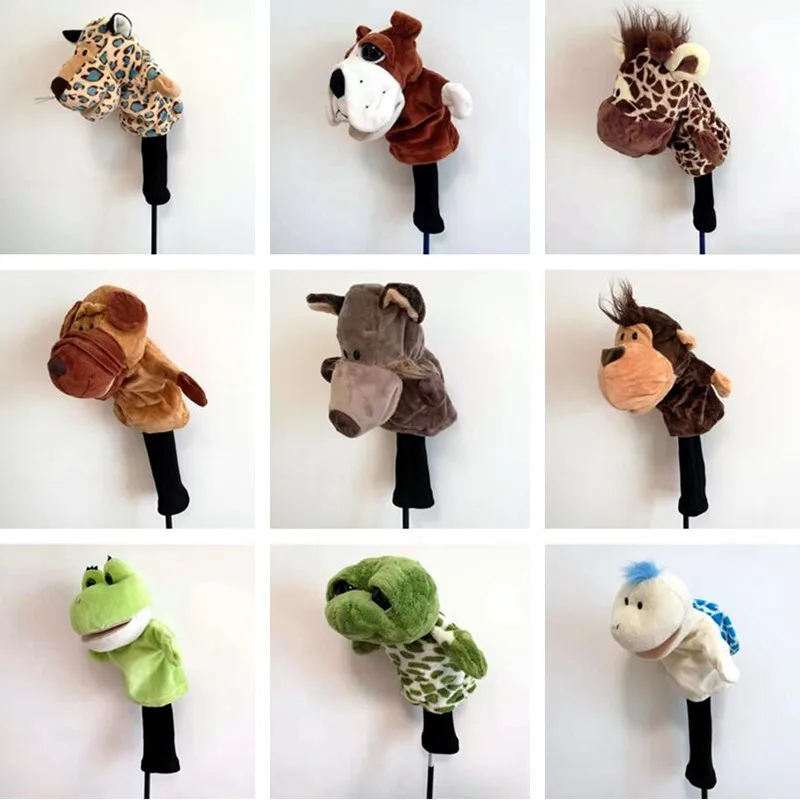 Cute Gift Cartoon Animal Golf Fairway Woods Headcovers Lovely Plush