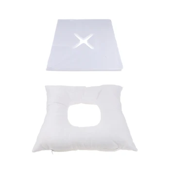 

Foam Massage Bed Table Face Cradle Cushion Pillow + 200 Disposable Cover Set
