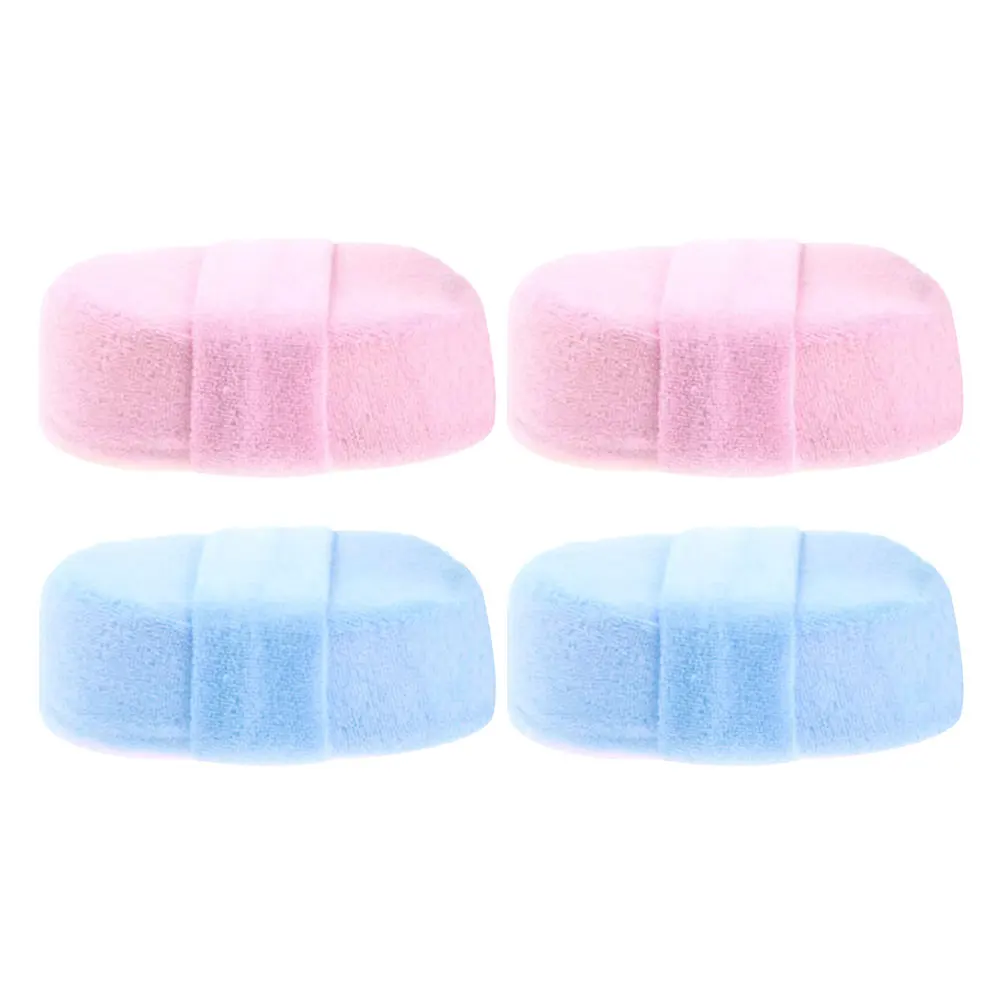4 Pcs Comfortable Washable Sponge Pads Natural Sponge Pad Exfoliating