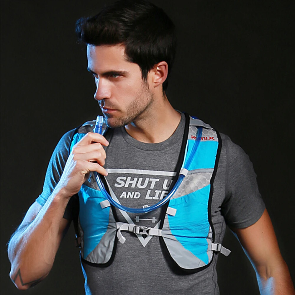 

Genuine Running Vest Lightweight Sport Water Bag Backpack Cycling Climbing Marathon Big Capacity Hydration Vest Nylon 3 Color