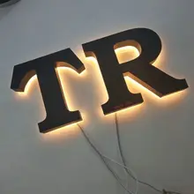 На заказ водостойкий светодиодный стандартизированные буквенные вывески индивидуальный светодиодные буквы для вывески