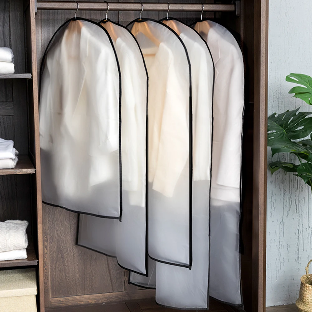 

Common Home Clothing Covers Garment Dust proof Dress Cover Transparent Garment Storage Bag Home Use Coat Suits Protective Cover