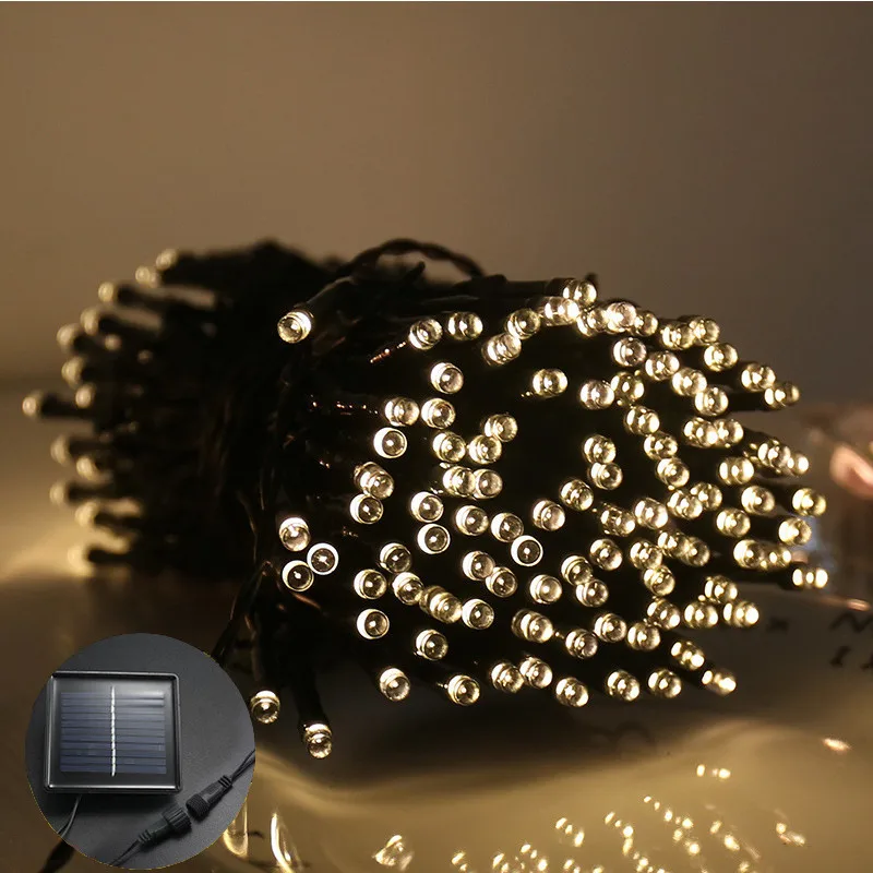 Led Outdoor Solar Lamp Leds String Lights Fairy Holiday Outdoor Solar Lamp Leds String Lights