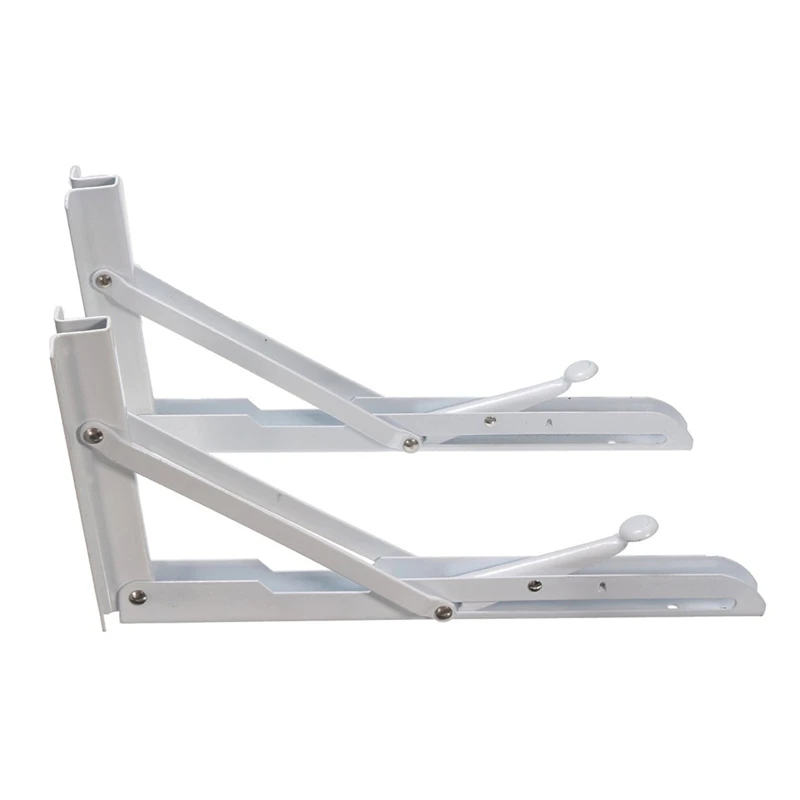 

MTGATHER 2Pcs Folding Bracket Triangular Metal Release Catch Support Bench Table Folding Shelf Bracket Best Price