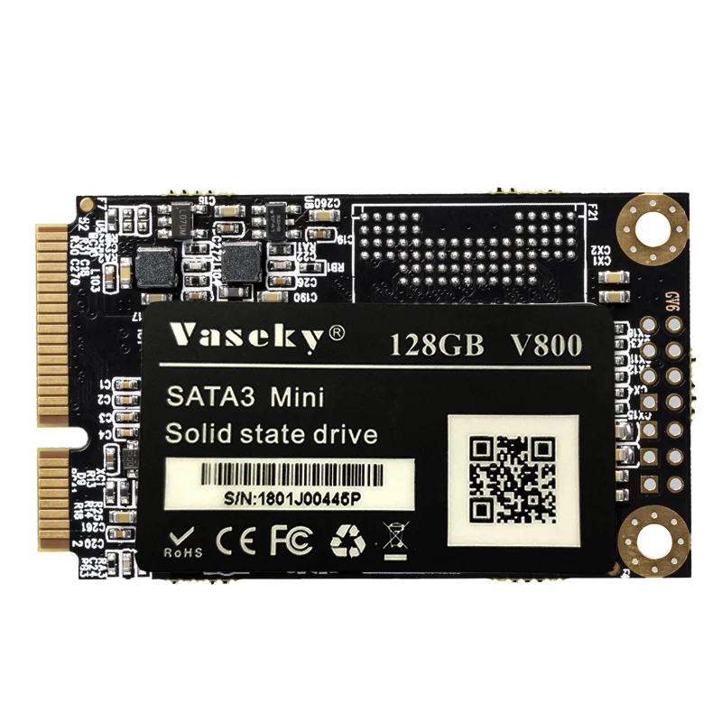 

Vaseky Hard Drive Disk, Mini mSATA 3 1.8 Inch SSD Hard Drive Disk Solid State Drive For Notebook Desktop Computer