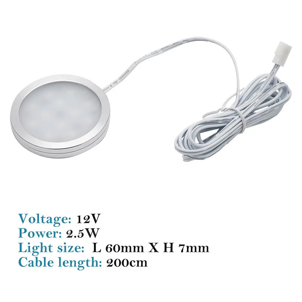 4x 12V Interior LED Spot Light Switch For Camper Van Caravan Motorhome Light C