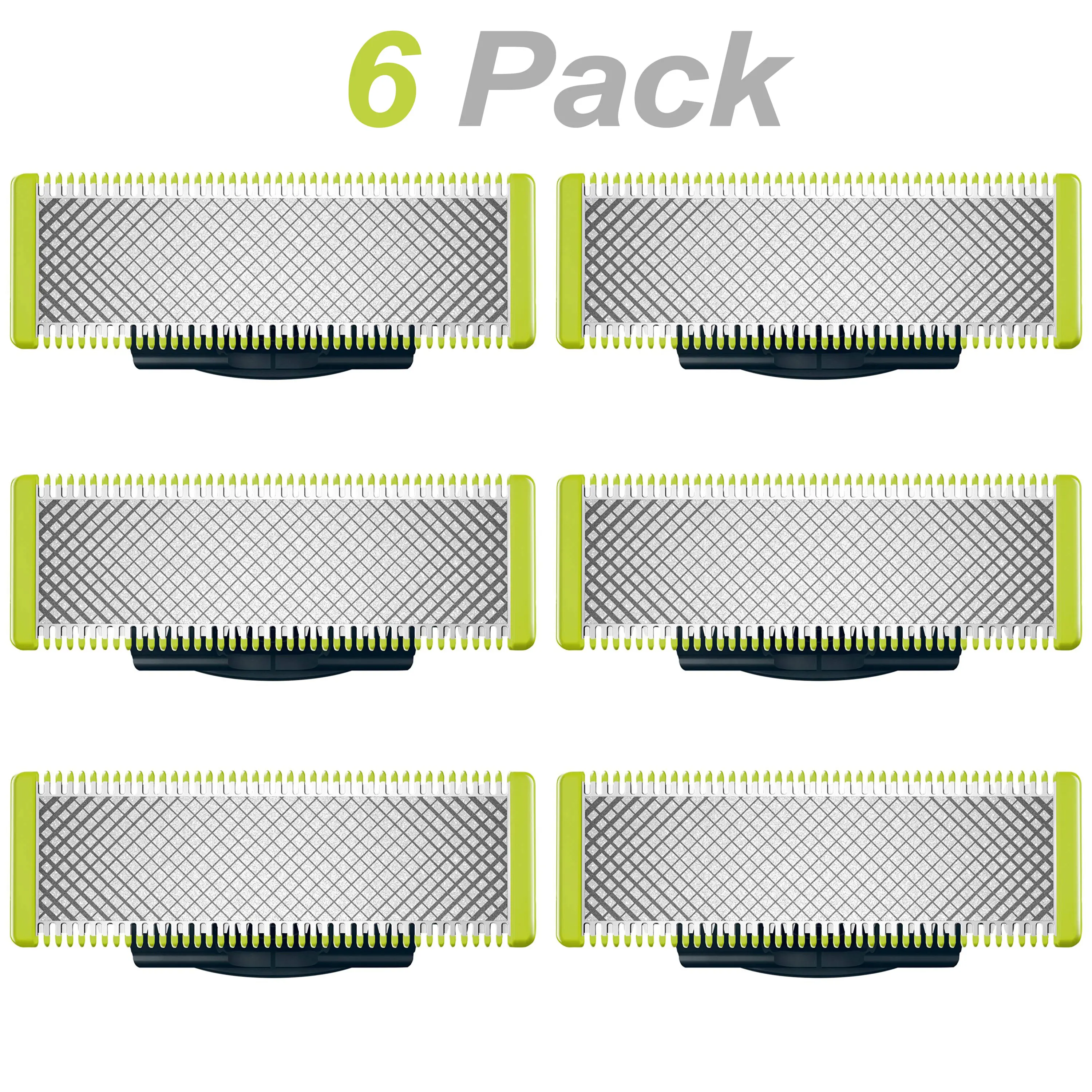 

For Philips Norelco OneBlade Replacement Blade, 6 Count, QP220/80