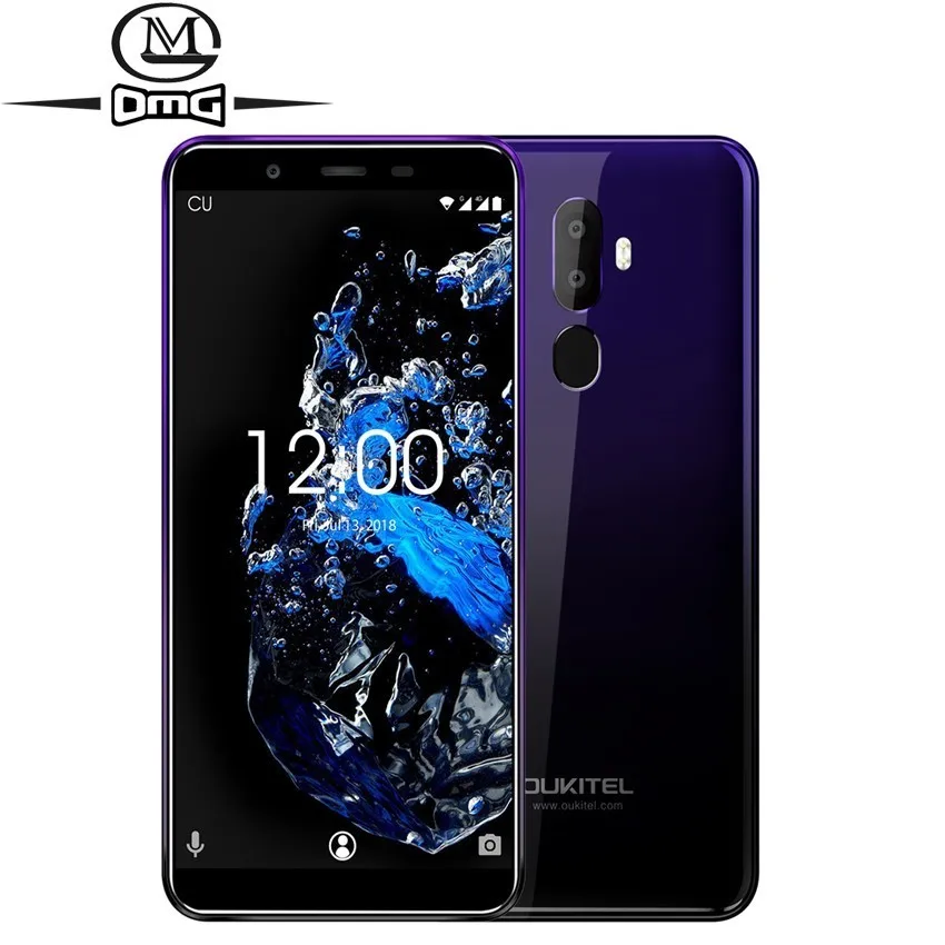 

OUKITEL U25 Pro 4G Smartphone 5.5" 2.5D Display 13MP+2MP/5MP Android 8.1 MT6750T Octa Core 4GB+64GB Fingerprint Mobile Phone