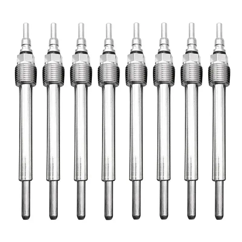 8 PCS Diesel Glow Plugs for 2004 2007 Ford F250 F350 Super Duty