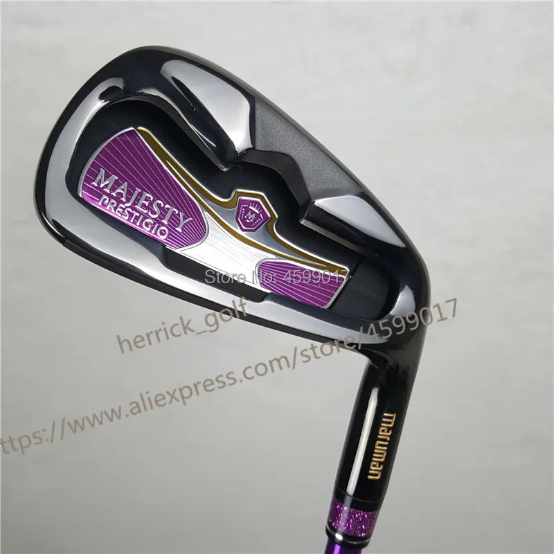 2019 النساء نوادي الجولف Maruman الجلالة Prestigio و 9 جولف irons5-10 P.A.S الحديد نوادي الجرافيت رمح L فليكس غطاء الرأس شحن مجاني