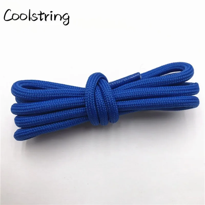 Coolstring Solid Color 0.5cm Polyester Salmon Round Shoelaces Unisex Women Men Sneaker Shoestring Running Colors Cord Rope Laces