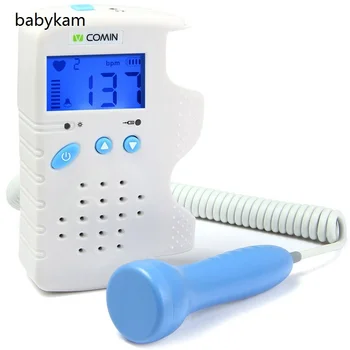 

VCOMIN Fetal Doppler 200B Prenatal Detector 1.8 inch LCD Backlight Home Use Baby Heart Monitor Ultrasonic Diagnostic Device