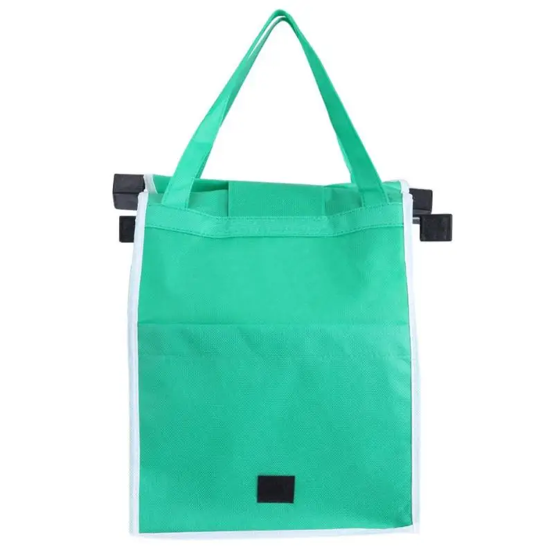 1pc Cart Trolley Supermarket Shopping Bag Grocery Grab Shopping Bags Foldable Tote Eco-friendly Reusable Supermarket Bags