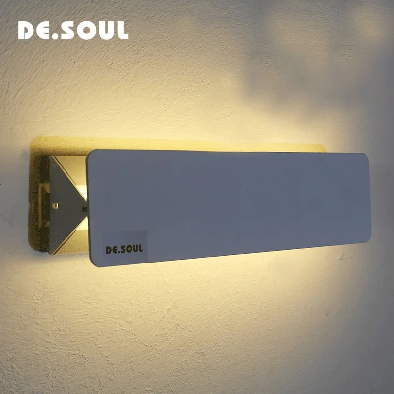 

DE.SOUL Indoor LED Wall Lamps wall Mounted AC90-260V Aluminum Decorate Wall Sconce Modern for living room/Study/Bed Room lamps