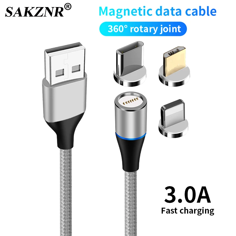 

Fast Magnetic Cable Charging Micro USB Type C Cable Magnet Charger For iPhone XR XS Max Samsung Huawei XiaoMi Redmi note 7 Cable