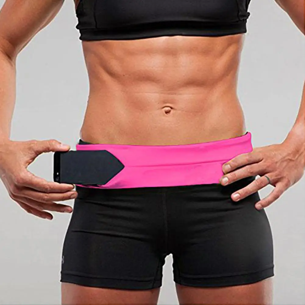 Mounchain Men Women Running Waist Bag Pouch Sport Belt Mobile Phone Hidden Bag Racing Jogging Gym Running Belt Waist Pack