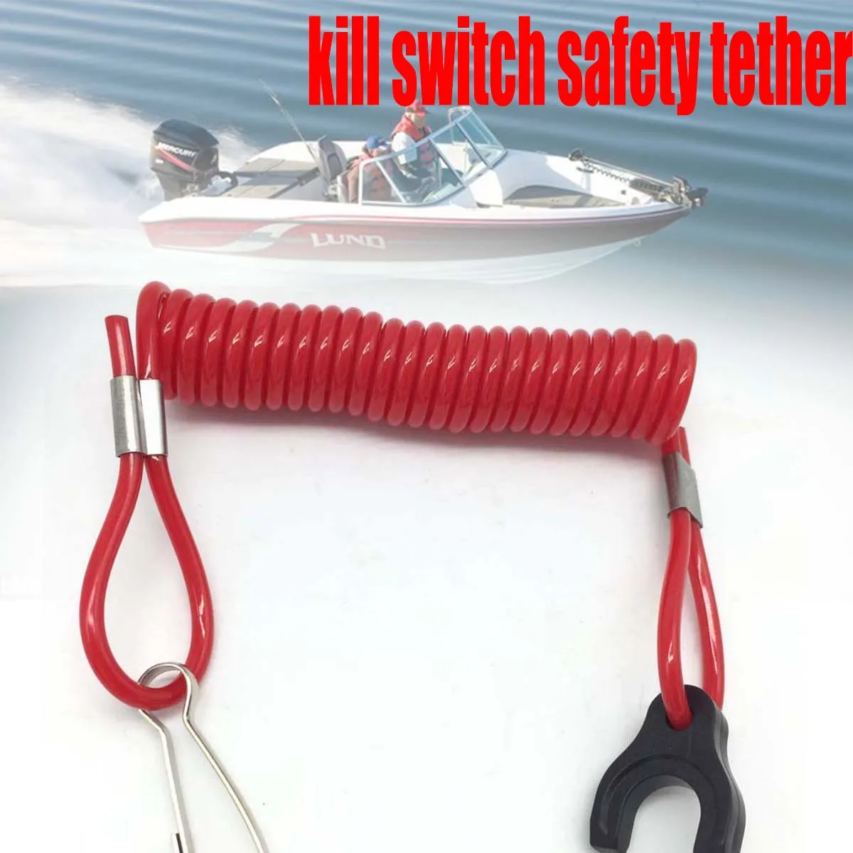 Спасательный трос для Mariner Mercury Tohatsu, моторная лодка, морской шнурок, шнур для стрельбы, моторы, выключатель, ключ, веревка