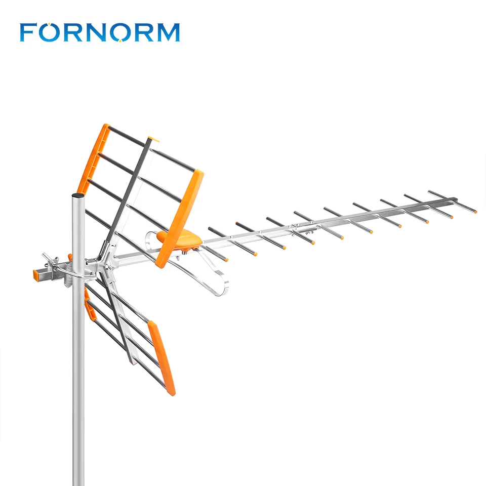 

Fornorm 80Mile Reception Range Outdoor TV Antenna High Gain HDTV Antenna Digital Amplified Outdoor / Attic / Roof HDTV Antenna