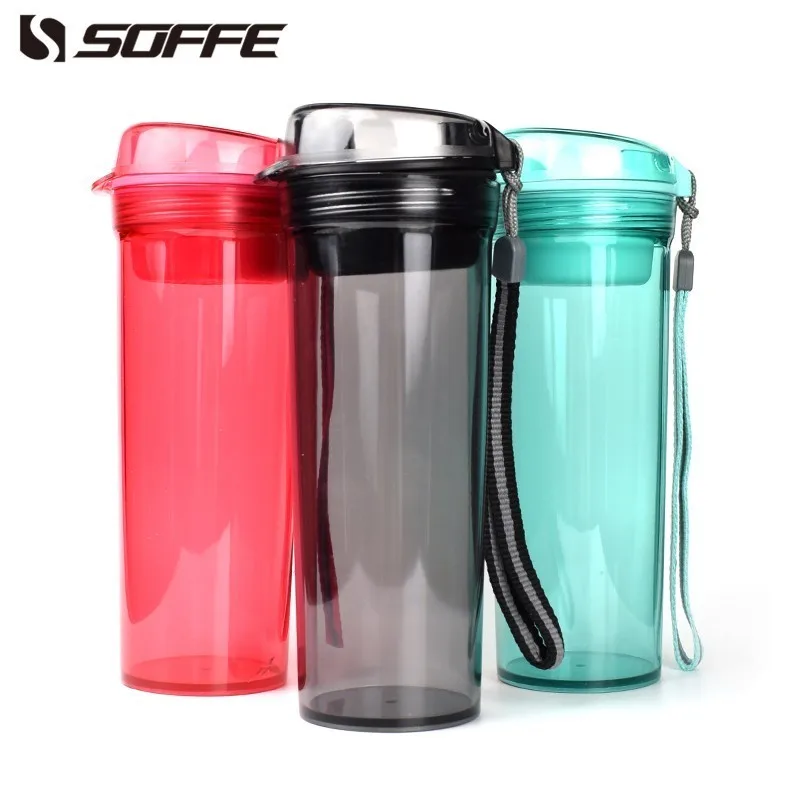Сoffe 400 мл мой Пластик спортивные бутылки воды Bpa бесплатно с чайным