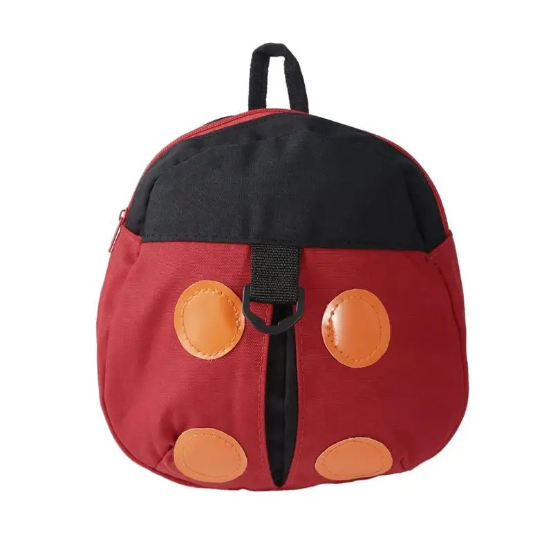

Lovely Children Backpack Canvas Ladybird Shape Toddler Backpack Anti-lost Kids Baby Mini Backpack Mochila Infantil