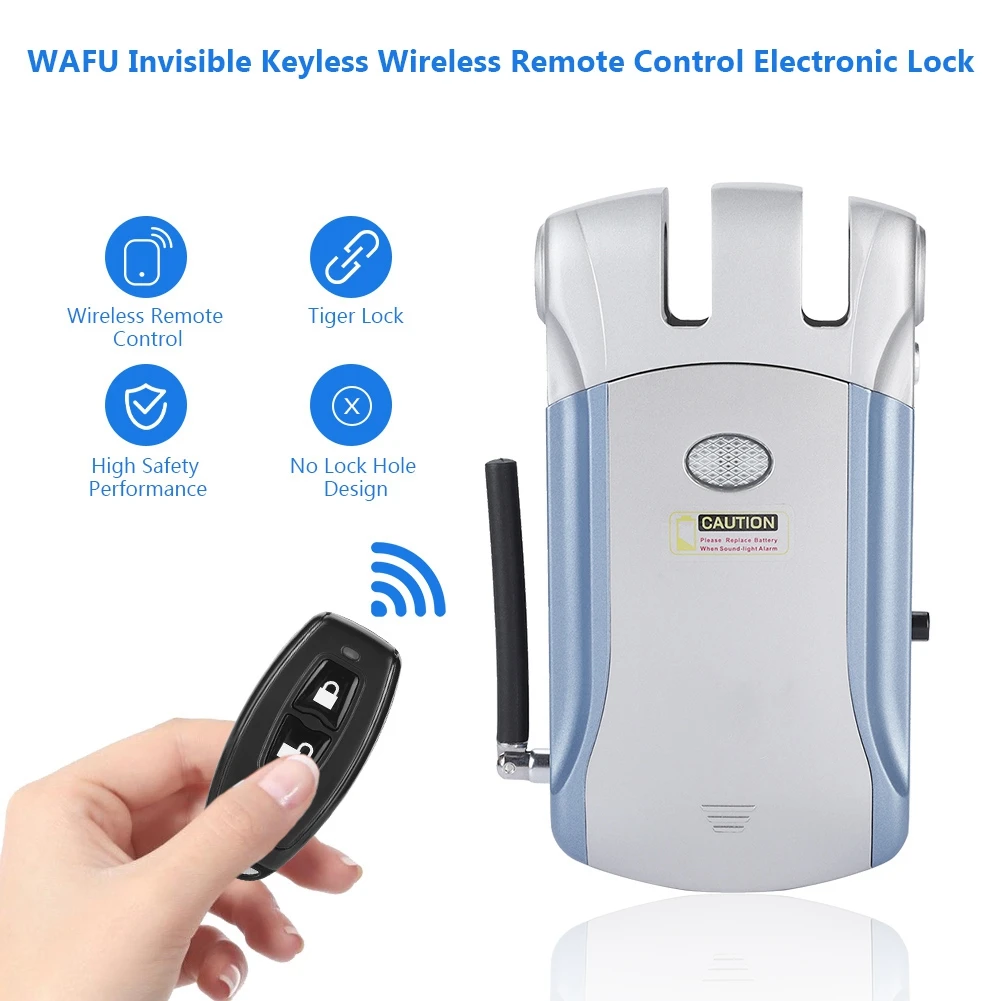 

WAFU Invisible Keyless Wireless Remote Control Electronic Lock
