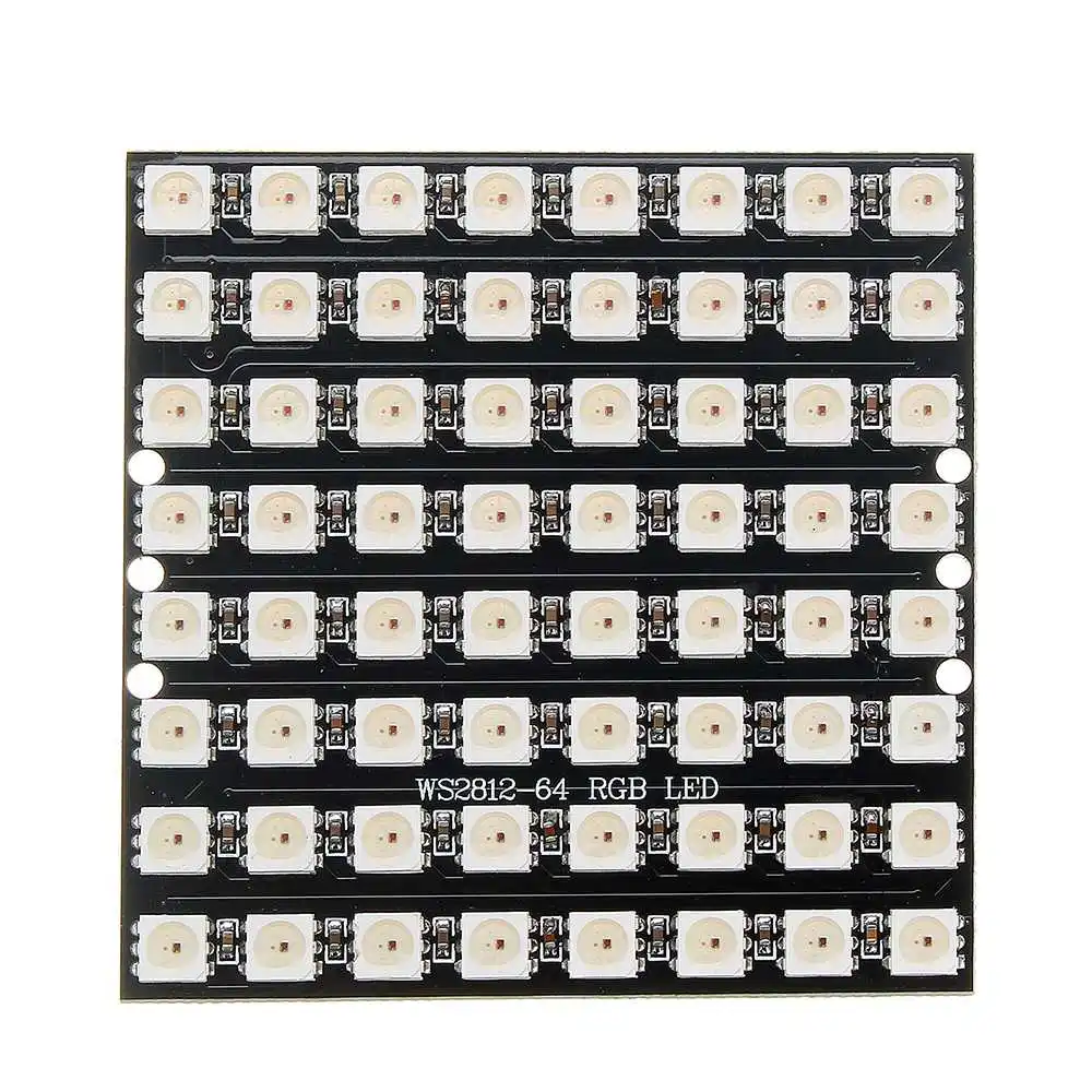 LEORY 5 в 64 бит WS2812 5050 RGB светодиодный драйвер макетная плата|Печатные платы| |