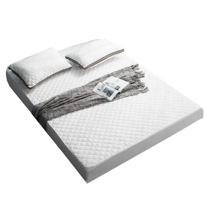 

Fitted Sheet Mattress Cover White Sheets Bedding Linens Bed Sheets With Elastic Band Non-Slip Protector Bedsheet 180x200x25cm