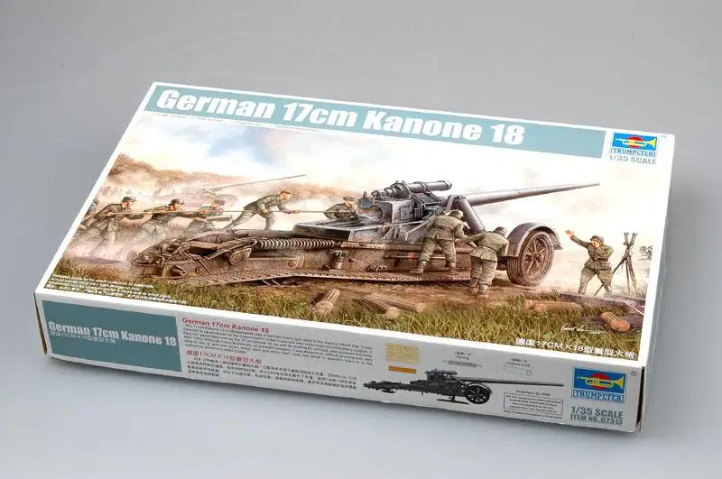 Trumpeter 1/35 02313 немецкий 17 см Kanone 18 | Игрушки и хобби