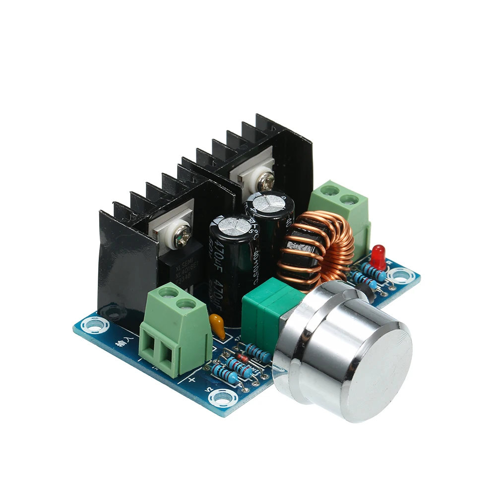 

XH-M401 DC-DC Module PWM Voltage Regulator XL4016E1 High Power Controller 8A Buck Module with Maximum 8A Tire Voltage Regulator