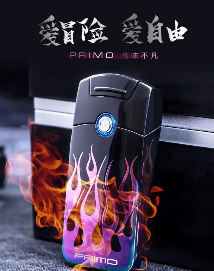 Оптовая продажа брендовая USB Зажигалка металлическая электрическая дуговая
