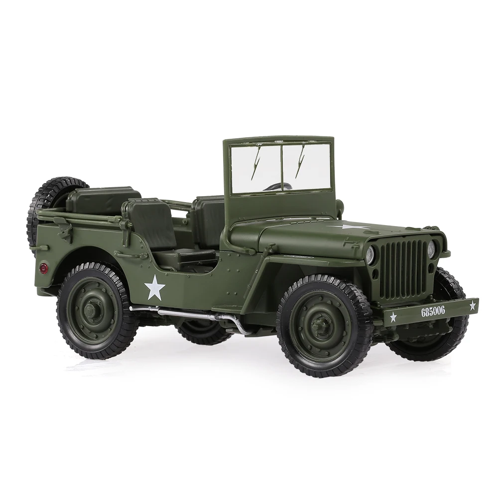 1 18 軍用ジープおもちゃの車軍事戦術車モデル軍用車両ウィリスミニチュアレプリカコレクション Aliexpress おもちゃ ホビー
