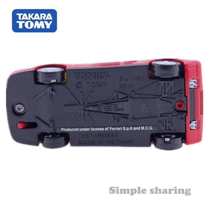 Takara Tomy Tomica Премиум 06 Феррари Testarossa масштаба 1: 61 моторы автомобиля Diecast