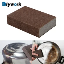 DIYWORK щетка для очистки от накипи щетка для удаления ржавчины мелкий песок губка нано губка Наждачная губка для очистки хлопок волшебный ластик