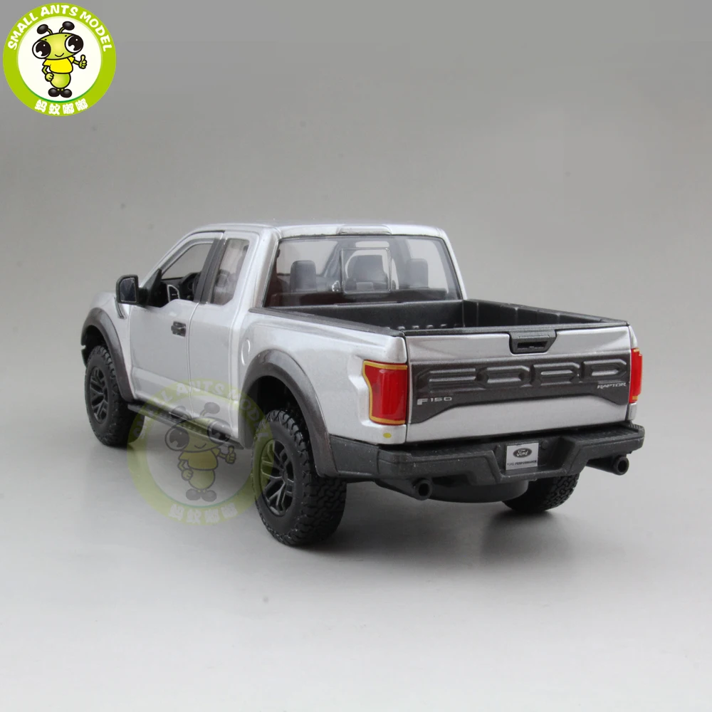 1/24 Ford F150 F 150 Raptor грузовики пикап литой металлический автомобиль модель игрушки для детей мальчик девочка подарок коллекция Maisto серебро