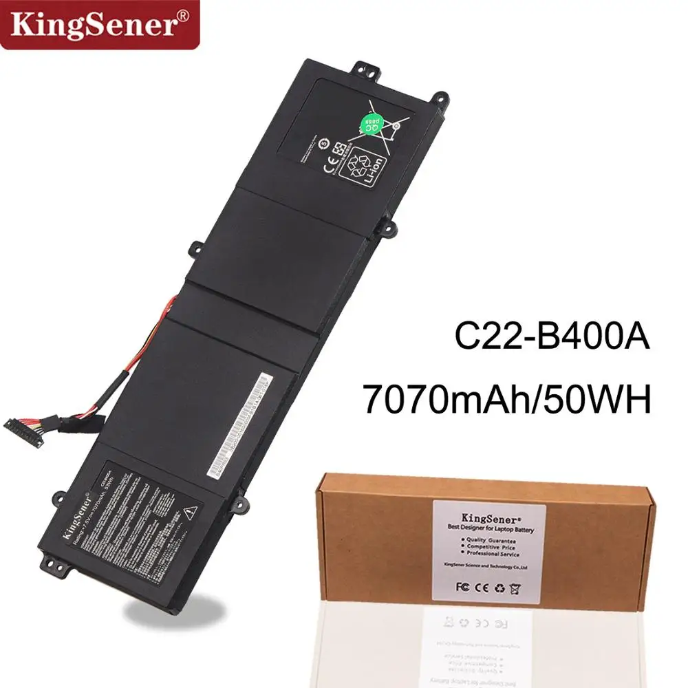 Ультрабук KingSener Korea C22 B400A Аккумулятор для ноутбука ASUS Pro Advanced BU400 BU400V BU400A 7 5 V 7070mAh