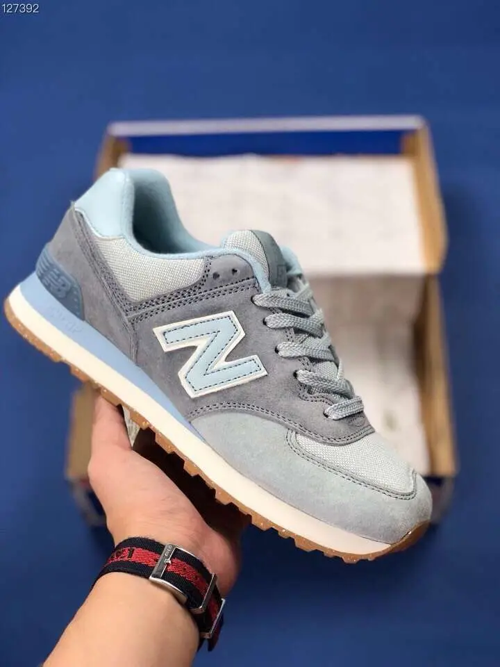 New Balance Nb574 Аутентичные мужские/wo мужские кроссовки для бега, дышащие Nb574 уличные спортивные кроссовки, европейские размеры 36-44