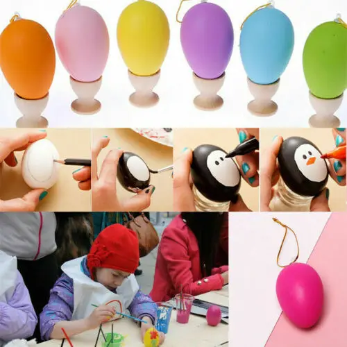 12 шт Diy пасхальные яйца пакет пасхальных охотничьих яиц разных цветов