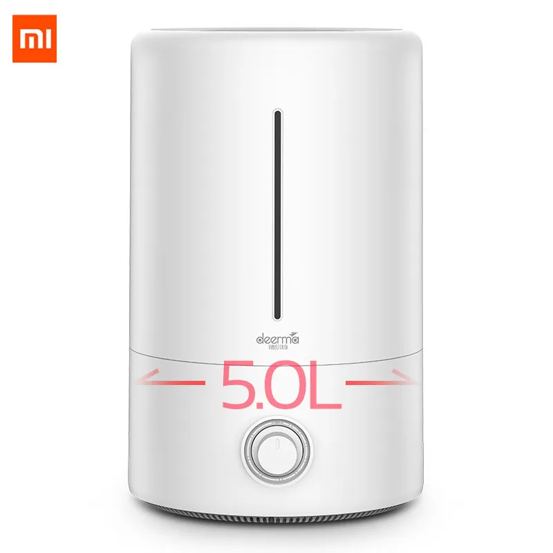 Дешево Оригинальный увлажнитель воздуха xiaomi Mijia deerma 5L, 35 дБ, тихий, Очищающий воздух для помещений с кондиционированием воздуха, офисный, бытовой