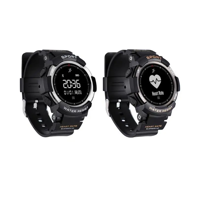 

F6 IP68 Waterproof Bluetooth Heart Rate Monitor Sport Pedometer Smart Watch