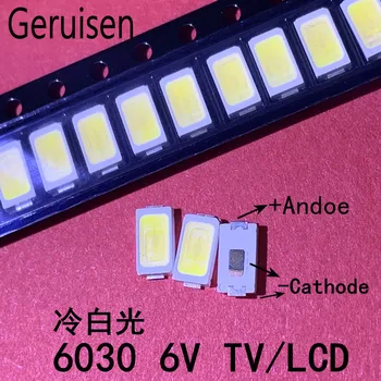 

for SMD LED 6030 3V 1W Cold White For TV Backlight LED Beads 500PCS/Lot