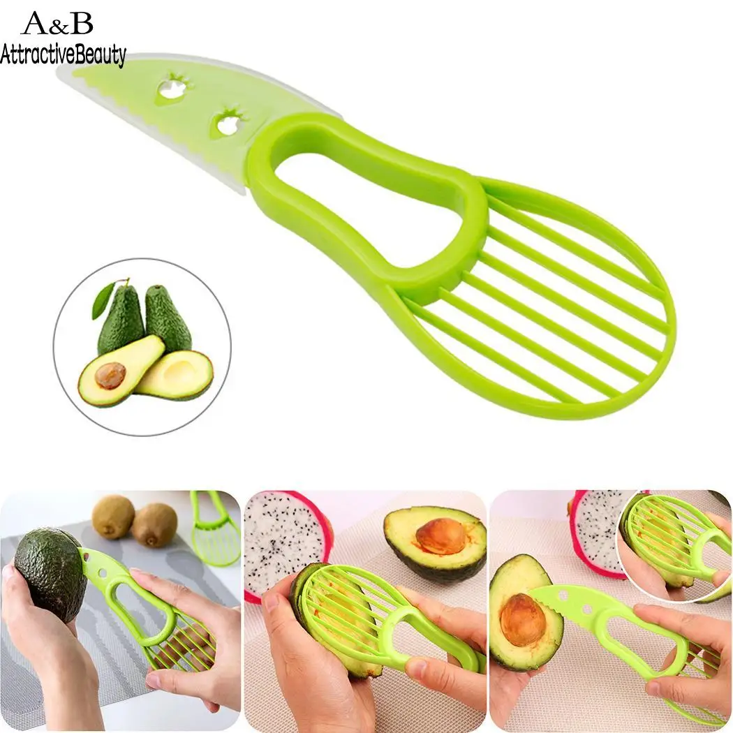 

Durable Fruit 1 Kitchen Cutter 3 Green in Multi-Purpose Cutter Avocado Tool