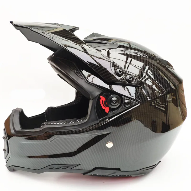 Шлем из углеродного волокна для мотогонок, для улицы, для взрослых, для всего лица, MX, шлем для мотокросса, внедорожный, для езды на мотоцикле, rcycle ATV M